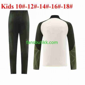 FC Barcelona Barn Hvit Trenings Collegegenser Set 2023-2024